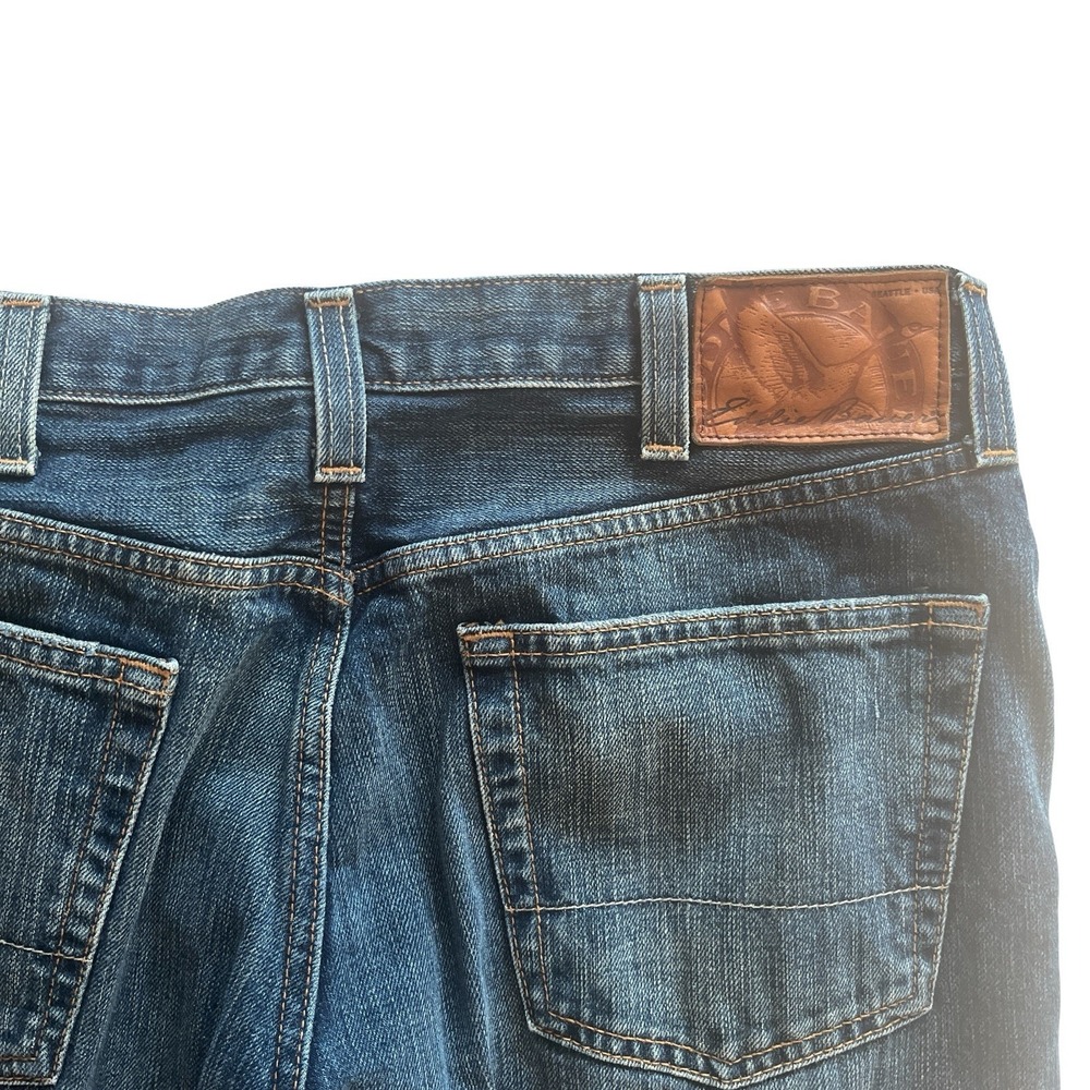 Eddie Bauer Men's Size 36W x 30L Bootcut Jeans Medium Wash 100% Cotton - Picture 6 of 9